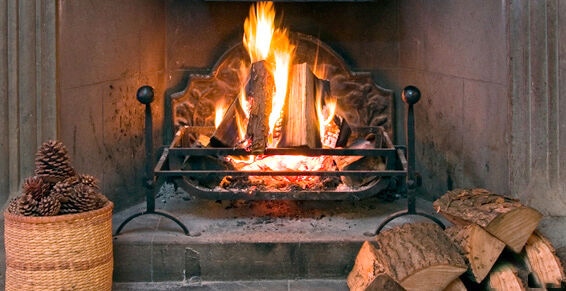chauffage bûche cheminée
